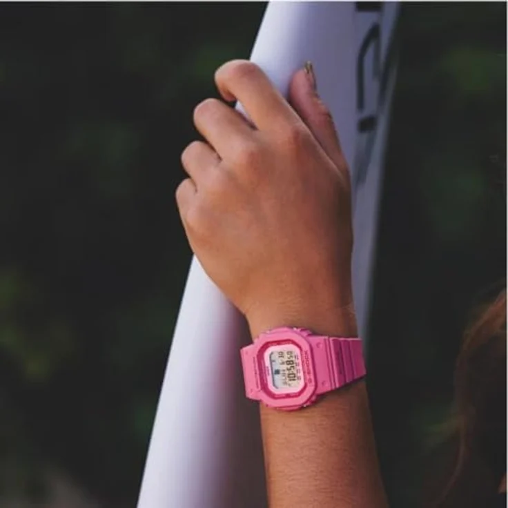Casio G-Shock GLX-S5610-4ER, Rosa G-Lide Armbanduhr mit Gezeitengrafiken und Mondphasen, biologisch basiertes Harz – Bild 5