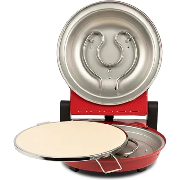 Girmi Pizzaofen FP5002 ROT, Minibackofen für perfekte Pizzen – Bild 7