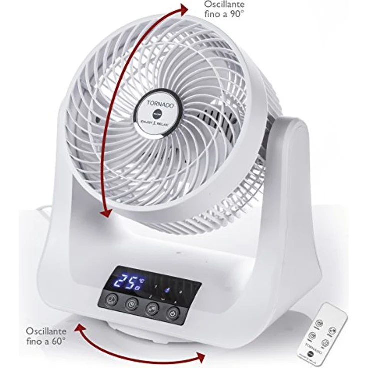 Macom Enjoy & Relax 993 Tornado Ventilator mit doppelter Oszillation – Bild 2