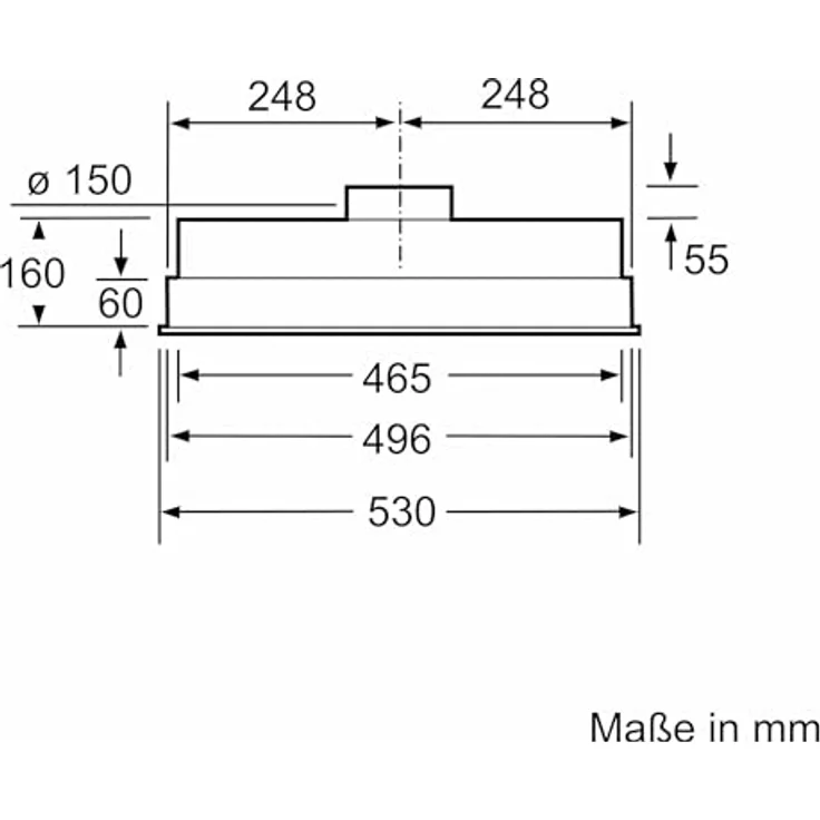 Neff D5655X2 N 30 Lüfterbaustein, 53 cm, silbermetallic, mit 3 Leistungsstufen und LED-Beleuchtung – Bild 6