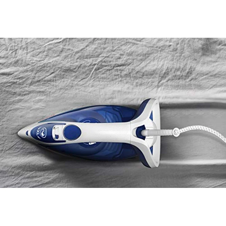 Tefal FV5736 Easygliss Dampfbügeleisen (2500 Watt, extra Dampfstoß: 220 g-Min., Tankfüllmenge: 270 ml) blau-weiß – Bild 5