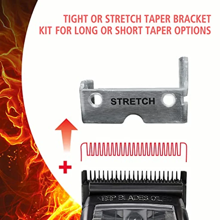 Stylecraft Professional Herrenhaarschneider hergestellt von Gamma Più, Clipper mit Rotationsmotor, 150 Minuten kabelloser Betrieb, verstellbare Klinge, 8 Kämme, Klingenhalter, Stabiles Metallgehäuse – Bild 5