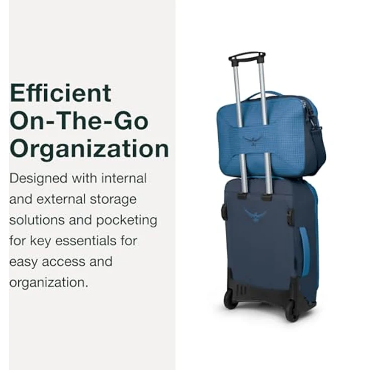 Osprey Transporter Carryon Boarding Bag, 46 cm mit Laptopfach, schwarz (Raven Black) – Bild 4