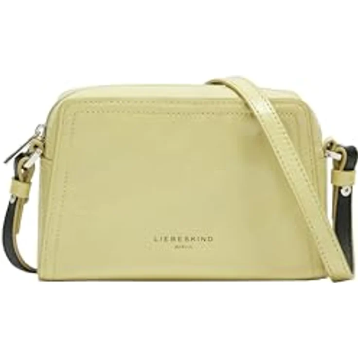 Liebeskind Chudy Umhängetasche S, 100% Leder, 20 cm x 6 cm x 12.5 cm, gelb – Bild 1