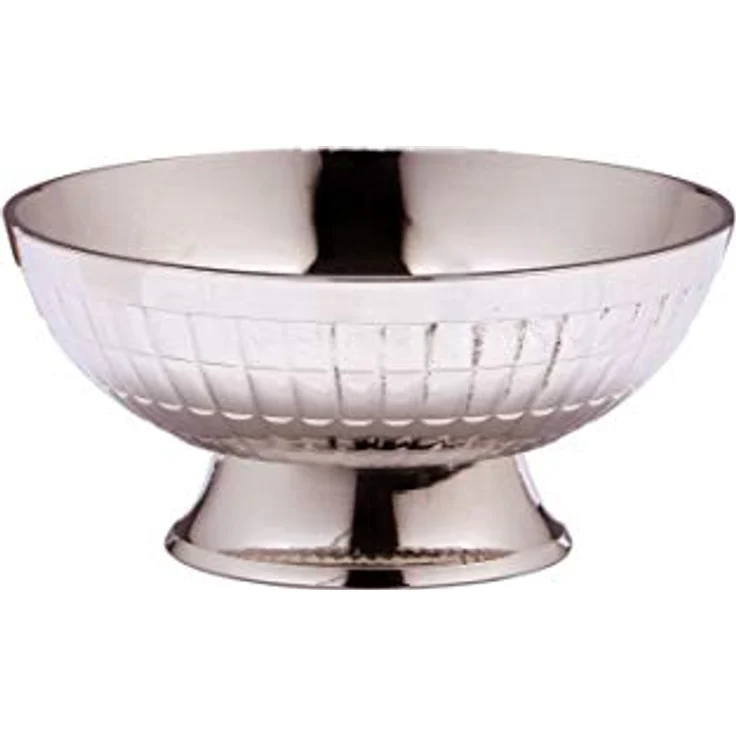 Orientalische Zuckerdosen Dosen aus Messing in Silber Anwar 12cm| Marokkanische Minzdose Tee Kaffee Dose klein | indische Vintage Vorratsdose Gewürzdose rund | Orientalische Dekoration auf dem Tisch – Bild 3