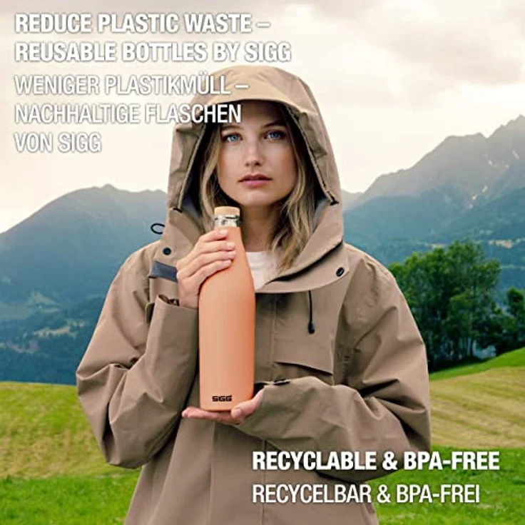 SIGG Trinkflasche Meridian Shy Pink 0,5L Thermosflasche, rosa – Bild 6