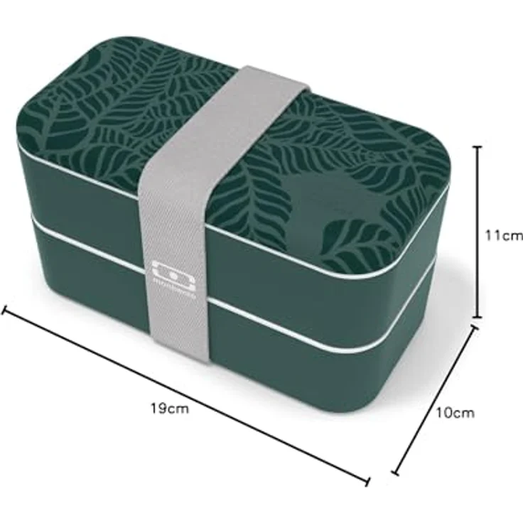 monbento Original Bento Box, Kunststoff, Jungle, 18,5 x 9,4 x 10 cm – Bild 7