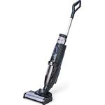 Klarstein Akku Staubsauger Kabellos, Stab-Staubsauger ohne Beutel mit Ladestation, Kabelloser Akku-Staubsauger für Teppich- und Hartböden, 40 Min. Akku, Selbstreinigend, Nass- und Trockensauger