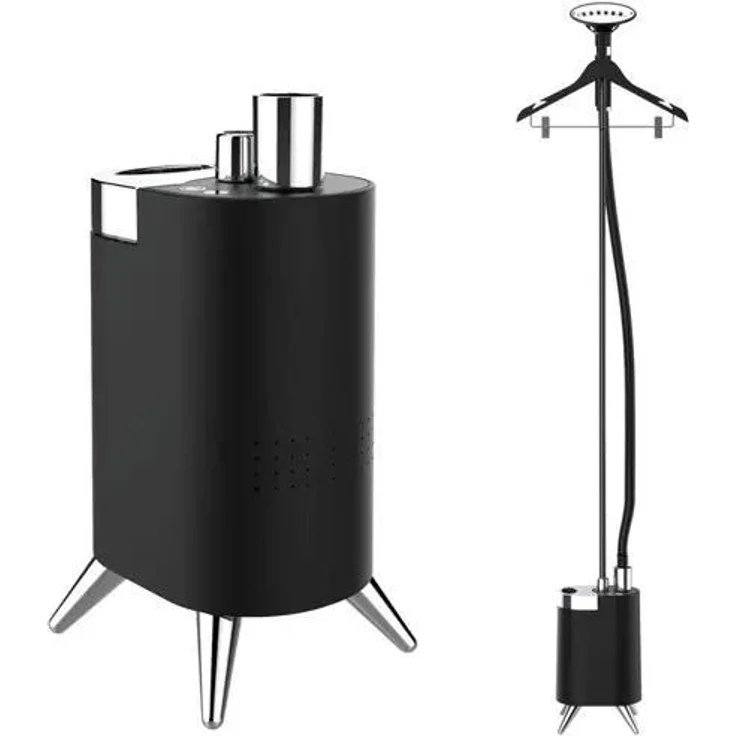 SteamOne Minilys V2, Stand-Dampfglätter mit 2000 Watt Leistung und 42 g/min Dampfausstoß, schwarz