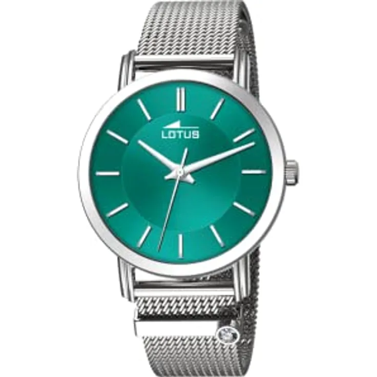 Lotus Damen Fashion Uhr Trendy in Silber mit Edelstahlarmband, Gehäusedurchmesser: 33,3mm, 18737/6
