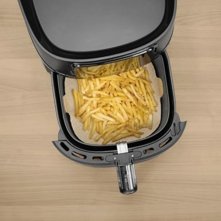 Xavax Schutzeinlagen für Heißluftfritteusen, 2er Set, Anti-Haft, zuschneidbar, hitzebeständig bis 260 °C – Bild 5