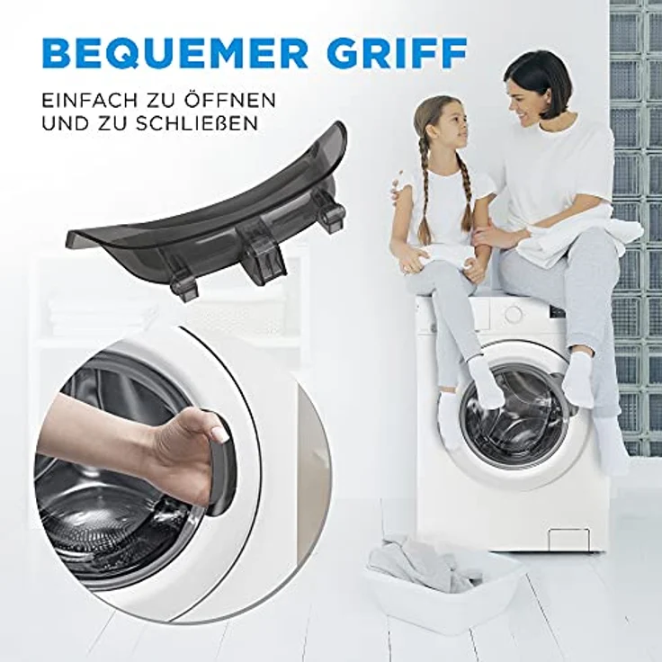 VIOKS Türgriff Ersatz für Candy Hoover 43011740, passgenauer Bullaugengriff für Waschmaschinen CSW586DS C1472D3S CSW485DS47, einfach montierbar, hochwertige Materialien – Bild 5