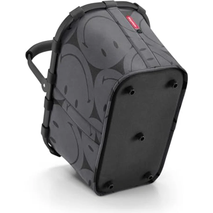 reisenthel Carrybag Shopper Tasche 48 cm, grau, stabile Verarbeitung, wasserabweisendes Polyester, Innentasche mit Reißverschluss, leichtes Aluminium, zusammenklappbar – Bild 4