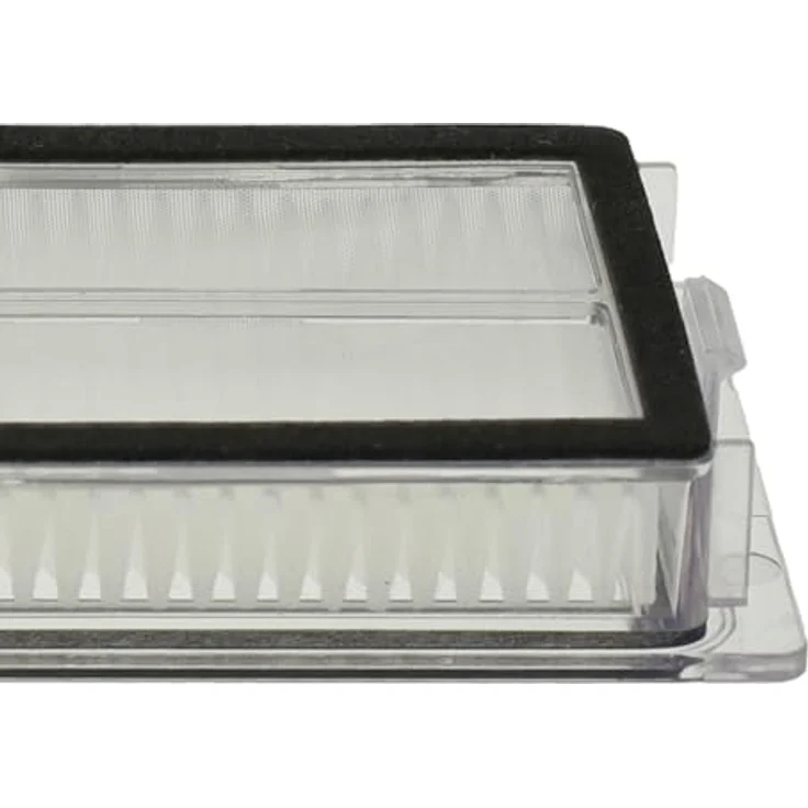 vhbw 2x HEPA-Filter mit Rahmen, Luftfilter für Saugroboter, passend für Xiaomi Mijia 1C, Mi Robot Vacuum Mop 1C, schwarz/weiß, 15 x 5 x 1,4 cm – Bild 6