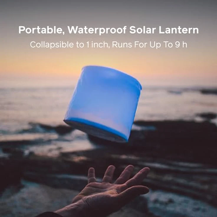 BioLite Luci Original Color, solarbetriebene aufblasbare Laterne mit 75 Lumen und bis zu 24 Stunden Betriebsdauer, mehrfarbig – Bild 2
