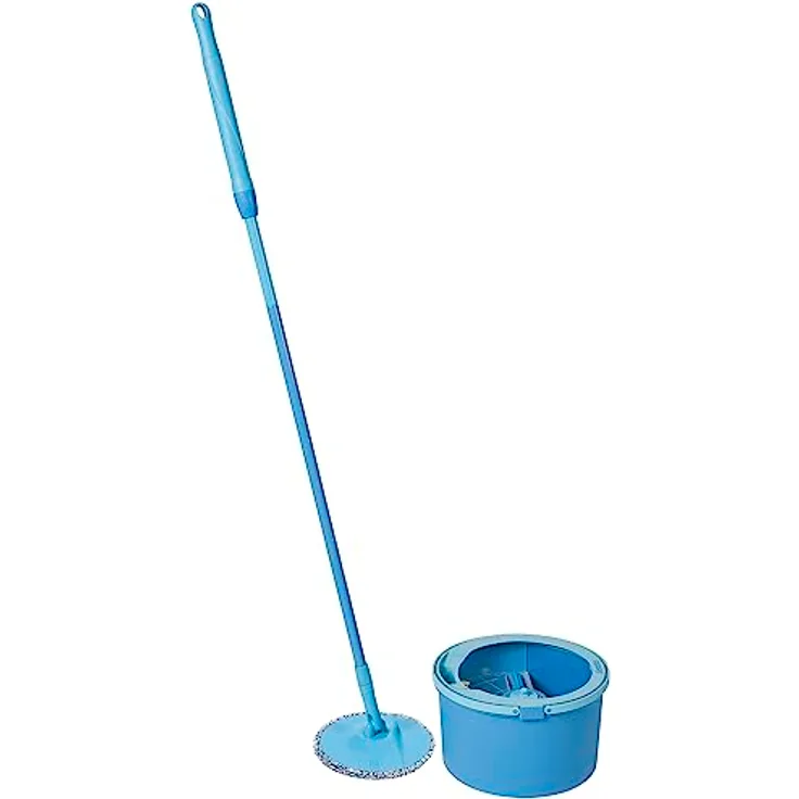 Spontex Aqua Revolution System X'tra Spin Mop & Eimer mit extra Nachfüllpackung