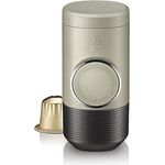 WACACO Minipresso NS2 Tragbare Espressomaschine, Neue Generation der Minipresso NS, Manuell betriebene Kaffeemaschine, Kompatibel mit Nespresso Original Kapseln und kompatiblen NS Kapseln