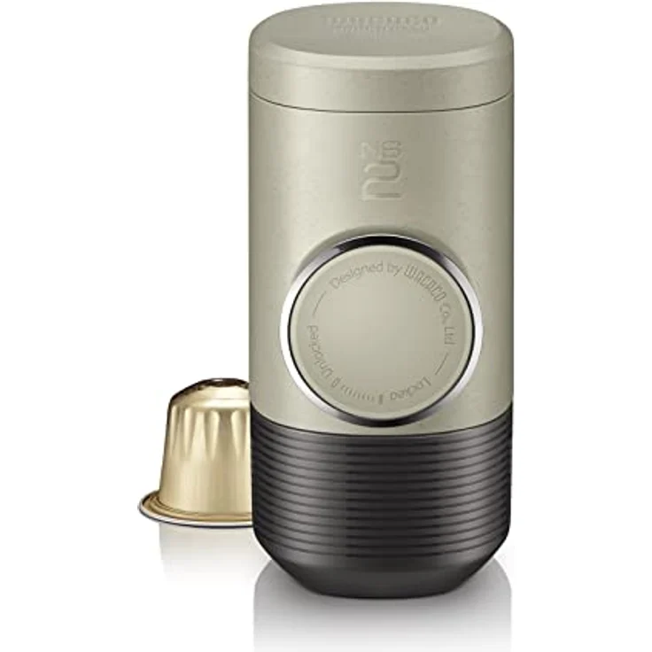WACACO Minipresso NS2 Tragbare Espressomaschine, Neue Generation der Minipresso NS, Manuell betriebene Kaffeemaschine, Kompatibel mit Nespresso Original Kapseln und kompatiblen NS Kapseln – Bild 1