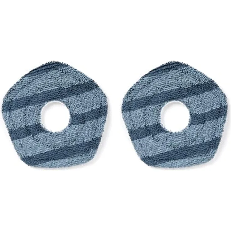 eufy 2 waschbare Vakuum-Mopp-Tücher, kompatibel mit X10 Pro Omni und X9 Pro, wiederverwendbar, weiches Wischpad für versiegelte Böden