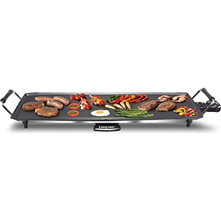 Beper 90.386 Teppanyaki Teppanyakiplatte, Metall, Schwarz – Bild 2