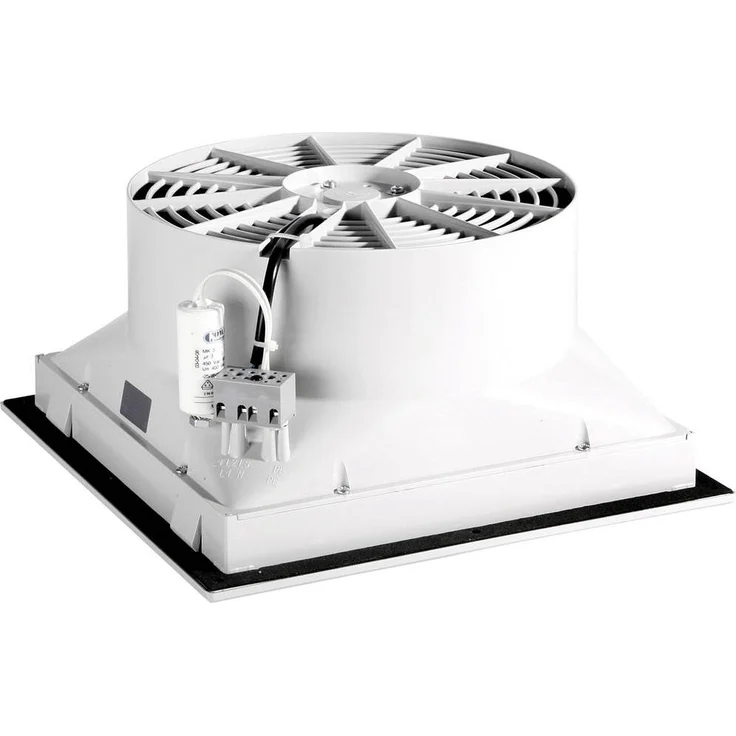 Elmeko Belüftungsventilator LV 700 230V AC Filterlüfter 230 V/AC 175 W (B x H x T) 323 x 323 x 168.5mm, weiß – Bild 1