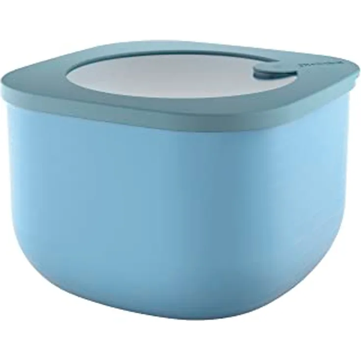 Guzzini - Kitchen Active Design, STORE&MORE Dicht schließende Dosen für Kühlschrank/Gefrierschrank/Mikrowelle, Hoch (M) - Himmelblau, 16 x 16 x h10,7 cm | 1550 cc - 170703189