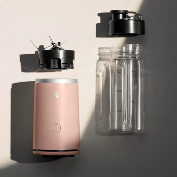 WMF Mix & Go Touch, Tragbarer Smoothie Maker aus recyceltem Kunststoff mit Trinkflasche und auslaufsicherem Deckel – Bild 3