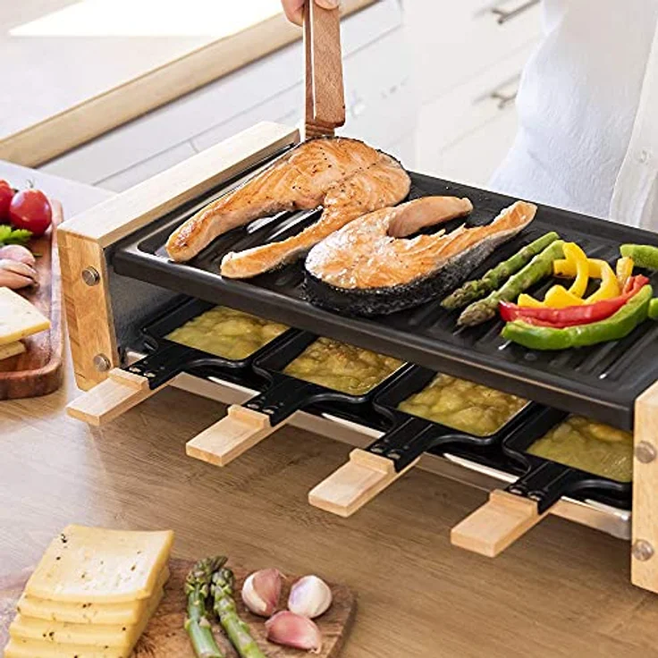 cecotec Cheese & Grill 8200 WOOD Black 03090 – Bild 7