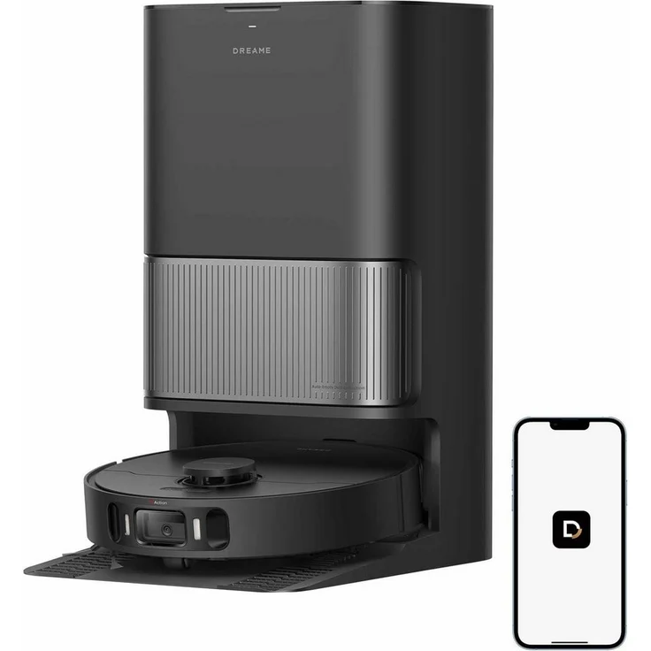 Dreame L40 Ultra AE, Saugroboter mit Wischfunktion, 600 W, 19.000 Pa Saugkraft, KI-gestützte Hinderniserkennung, Moppreinigung, automatisches Nachfüllen