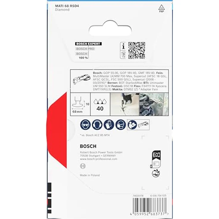 Bosch EXPERT MATI 68 RSD4, Eckensägeblatt 68 x 10 mm mit Diamond Technology und StarlockMax System – Bild 4