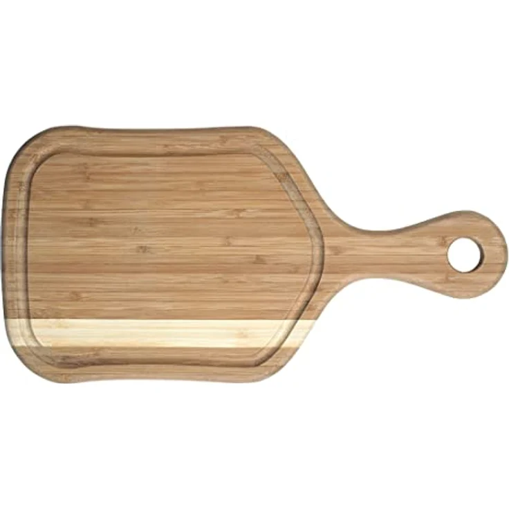 Richardson Sheffield PADDLE Schneidebrett, 2 x 38 x 19.3 cm, mit Saftrille, Holzbrett Küche, Cutting Board, Brettchen, Küchenutensilien Holz, Bambus, Braun – Bild 5