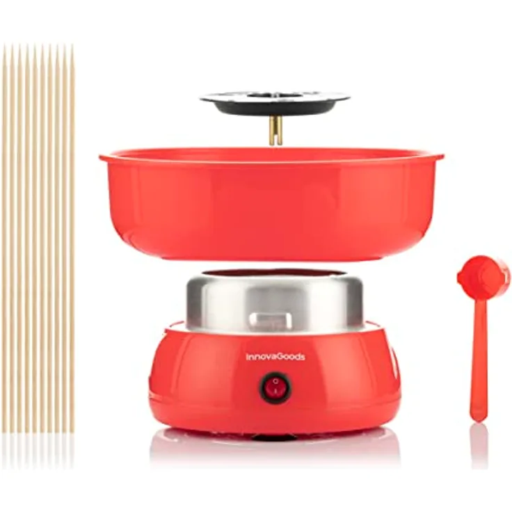 InnovaGoods V0103610 Cantty Zuckerwatte-Maschine, PP, ABS und Edelstahl