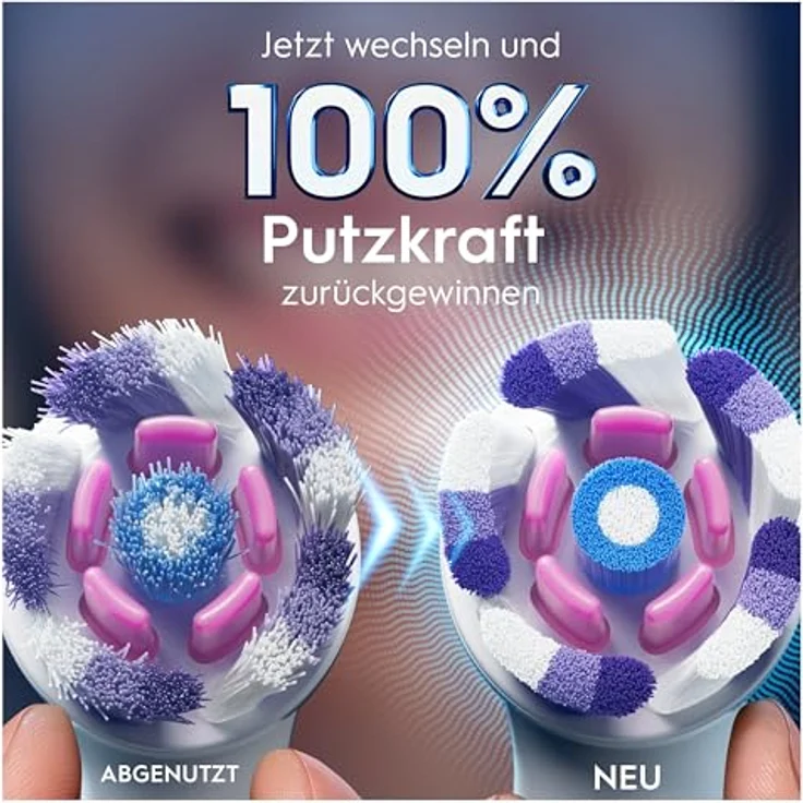 Oral-B Aufsteckbürsten Oral-B iO Strahlendes Weiss, fortschrittliche Plaque-Entfernung, Poliereinsätze zur Zahnaufhellung – Bild 6