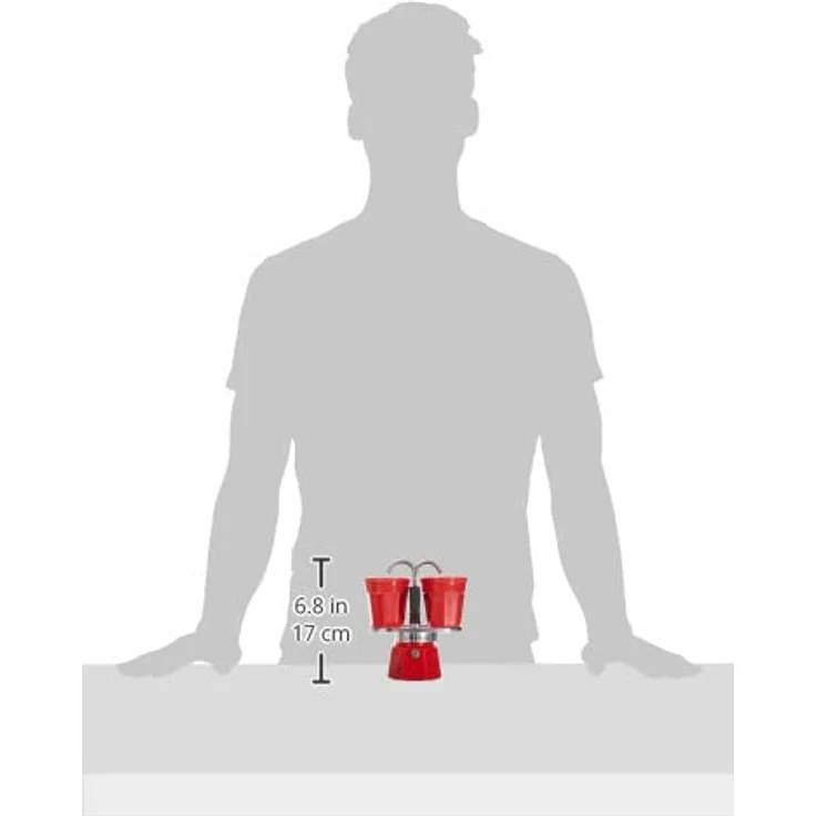 Bialetti Espressokocher Bialetti Mini Express Red – Bild 3