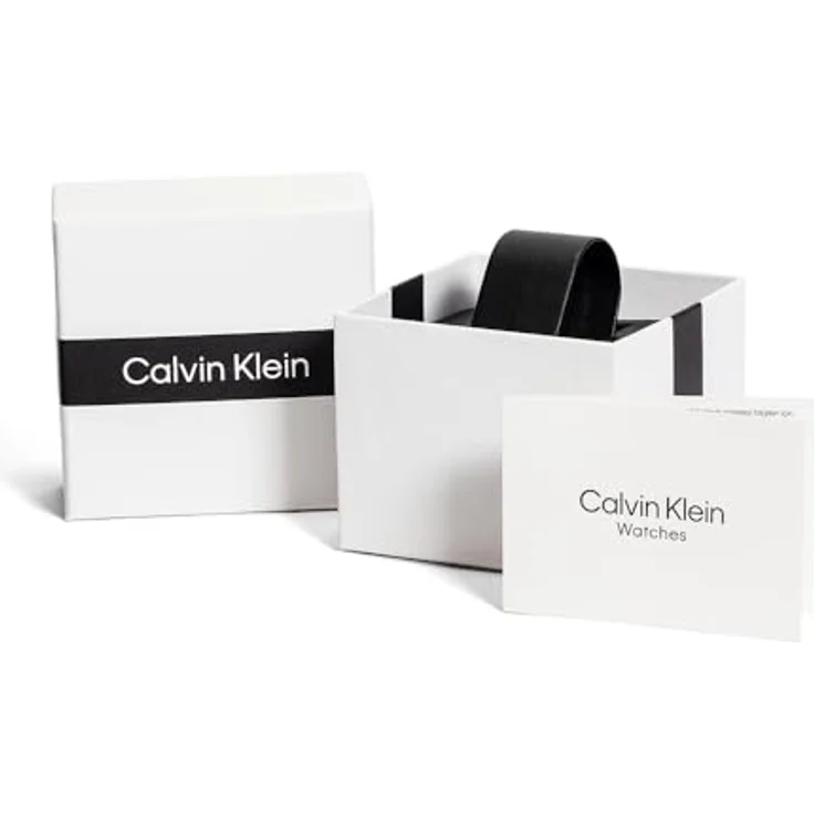 Calvin Klein CK Iconic, Zwei-Zeiger-Quarzwerk-Uhr für Herren mit silbernem Edelstahl-Mesh-Gliederarmband, 40 mm Edelstahlgehäuse, schwarz-silbernes Zifferblatt, 3 ATM wasserdicht – Bild 5