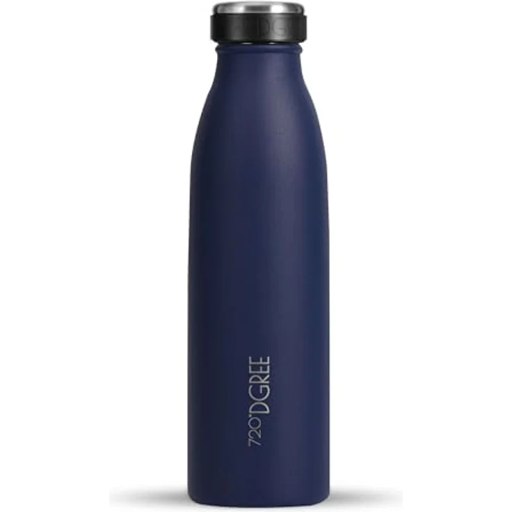 720°DGREE Edelstahl Trinkflasche “milkyBottle”, 500ml, BPA-frei, auslaufsicher, kohlensäuregeeignet, für Kinder, Sport und Schule – Bild 1