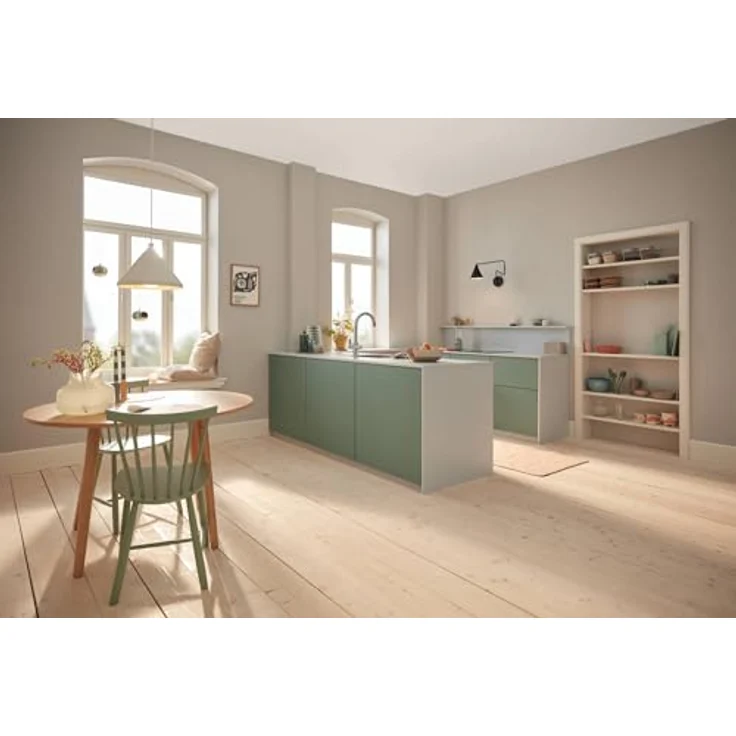 GROHE Blue Pure BauCurve Starter Kit, Wasserfilter mit C-Auslauf und separatem Griff, chrom – Bild 8