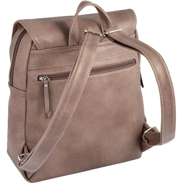 Gabor Mina City Rucksack, 21 cm x 10 cm x 26 cm, aus 100% Polyurethan, braun – Bild 3