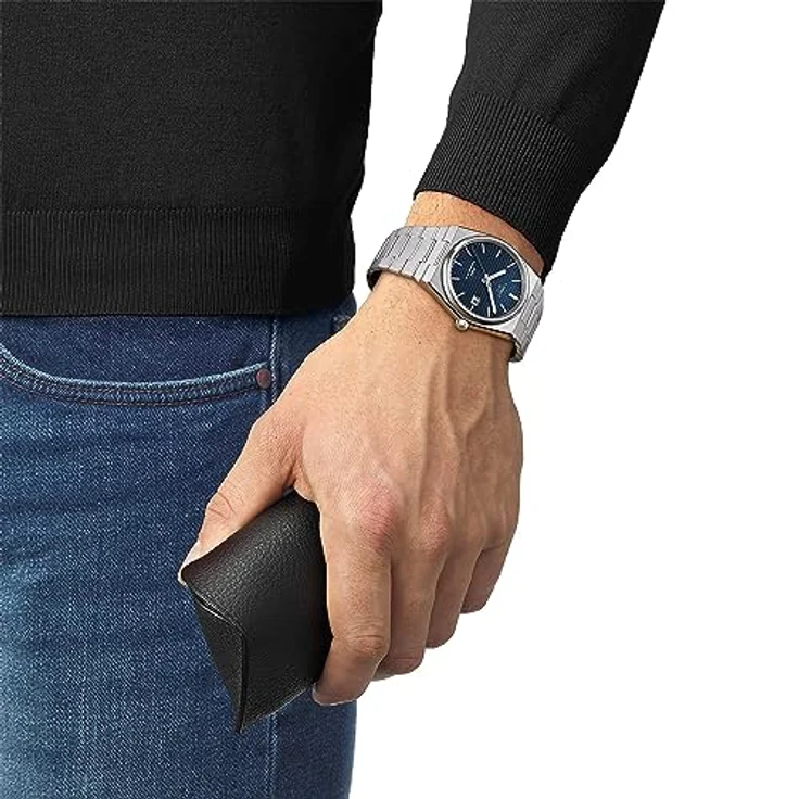 TISSOT Montre PRX Powermatic 80 Acier mit blauem Zifferblatt – Bild 5