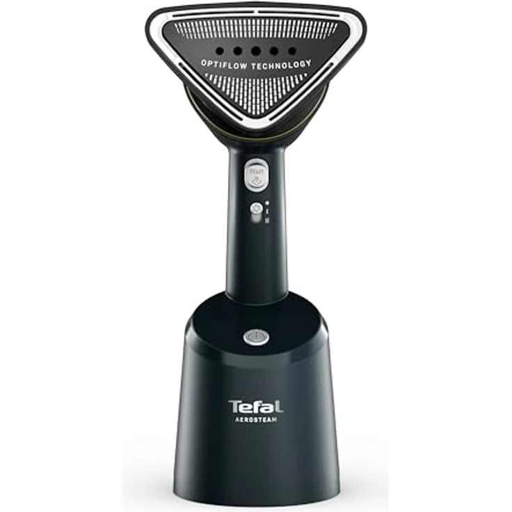 Tefal AeroSteam Dampfglätter, Keramik-Bügelsohle, 20 g/Min. Dampfleistung, 90 g/Min. Dampfstoß, 100 ml abnehmbarer Wassertank, 3 Modi, 1400 Watt, Blau/Grün – Bild 2