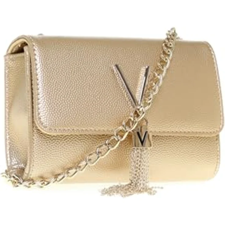 VALENTINO BAGS Umhängetasche DIVINA, Damen Schultertasche mit Kettentasche, Lederimitat, schwarz – Bild 2