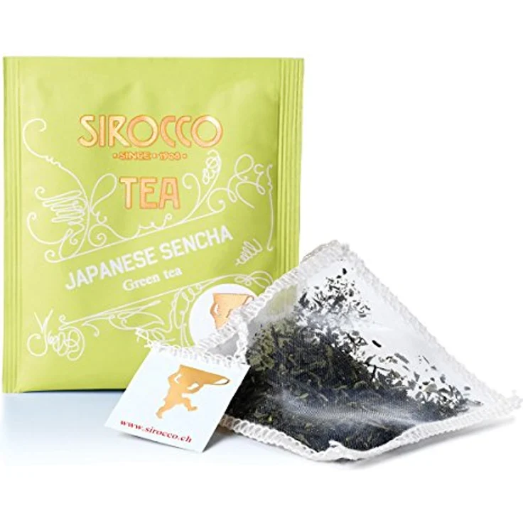 Sirocco Teebeutel Japanese Sencha, Bio Grüner Tee in 20 Sachets à 2 g – Bild 2