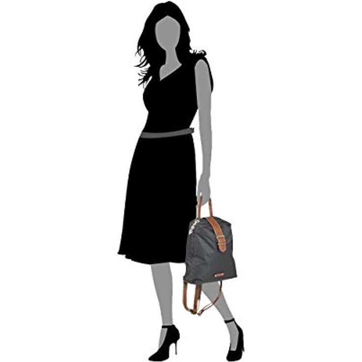 Picard Sonja City Rucksack, anthrazit, 29 cm, 100% Nylon, kompaktes Design – Bild 6