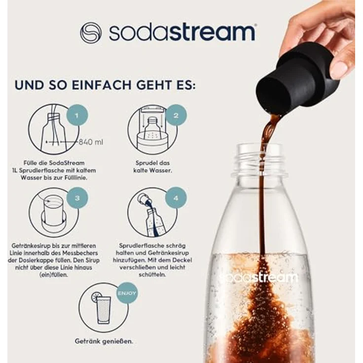 SodaStream Getränkesirup Pepsi Max 440 ml – Bild 4