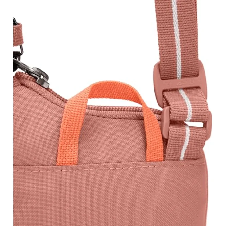 Pacsafe GO Anti-Theft Tech Mini Bag, Umhängetasche RFID, 12 cm, rosa, 100% Polyester – Bild 8