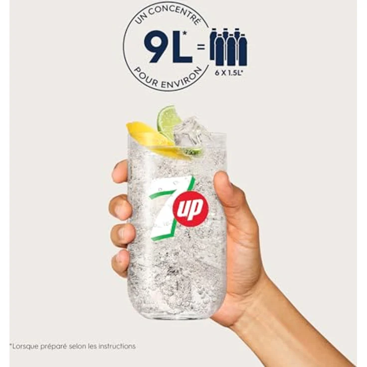 SodaStream Getränkesirup 7 up ohne Zucker 440 ml – Bild 4