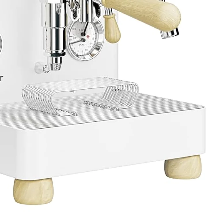 Lelit Bianca PL162T, Espressomaschine mit doppelt Boiler, Paddle-System, L58E-Gruppe und edlem Nussbaumholzgriff, Edelstahl – Bild 7