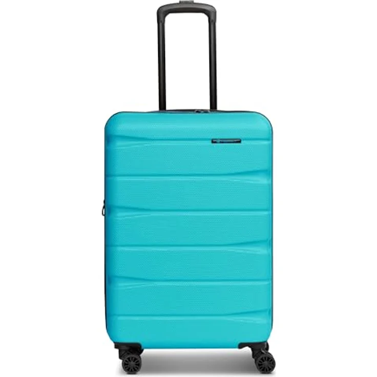 Franky Munich 4.0 Koffer groß | Hartschalen Trolley ausgestattet mit 4 Rollen, arretierbarer Griff, Dehnfalte, Kreuzpackgurt und TSA-Zahlenschloss | 44.5 cm x 28 cm x 66 cm – Bild 3