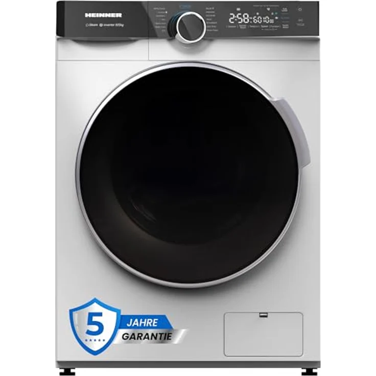 Heinner HWDM-M814IVKA Slim Waschtrockner, 8 kg Waschen / 6 kg Trocknen, 1400 U/min, Inverter, Weiß – Bild 1