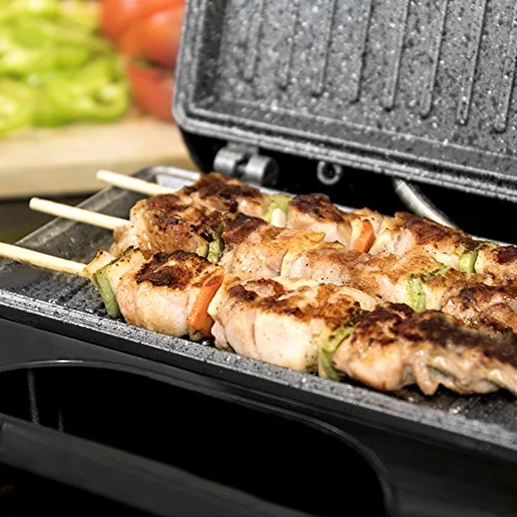 Cecotec Toast Grillfläche.Sandwichmaker mit Antihaftbeschichtung, Kapazität für 2 Sandwiches, Grillfläche, Cold Touch-Griff, Cable Retriever, 750 W. – Bild 8